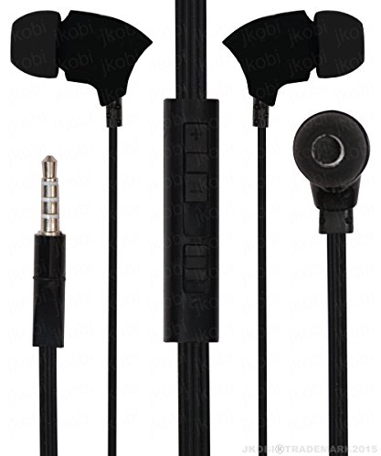 with Volume Control in Ear Bud Headset Earphones with Mic Compatible for Lava Iris 470 -Black with Volume Control in Ear Bud Headset Earphones with Mic Compatible for Lava Iris 470 -Black