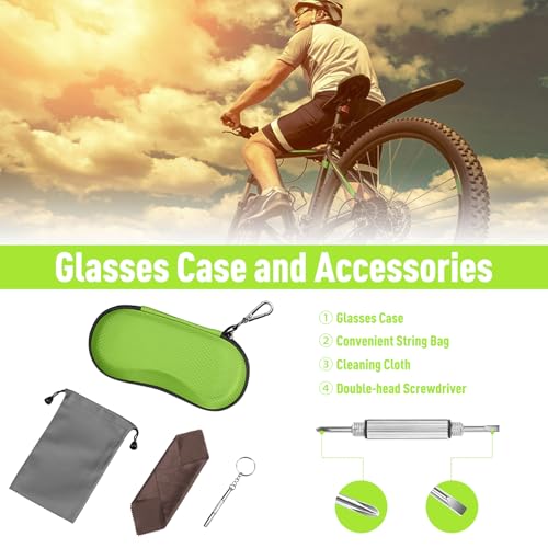 Image of FINTIE Sunglasses Case, Hard EVA Shell Shockproof Sport Glasses Case with Metal Carabiner Travel Zipper Eyeglasses Holder
