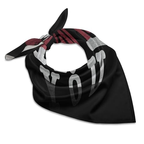 Yemeni Flag I Love You Heart Silk Like Head Scarf for Women Bandana for Hair Wrapping Fashion Accessory Square Hair Scarves 18