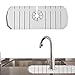 Dubee Wasserabsorbierendes Pad aus Silikon für Wasserhähne - Trockenpads für die Küchenarbeitsplatte - Abtropfkissen für Spülbecken, Wasserhahn, saugfähige Pads