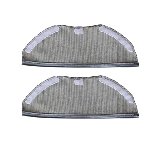 PNESHGTT Filtro HEPA Rullo Centrale Spazzola Principale Lato Mop Panno Straccio Compatibile con Qihoo 360 S6 Pro S9 X90 Robot Aspirapolvere parti(2pcs mop)