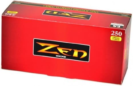 1 Box - 250pc Zen King Size Full Flavor Cigarette Tubes