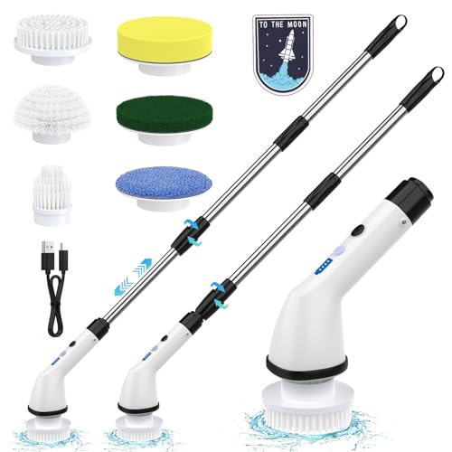 Electric Spin Scrubbers, Cordless Cleaning Brush, Versatile Floor Tile Scrubber