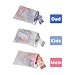 Ouvlaiz 3 Pack Hanging Mesh Laundry Bags with S Metal Hooks,10x12 Inch Hanging Socks Laundry Bags, for Washing Machine