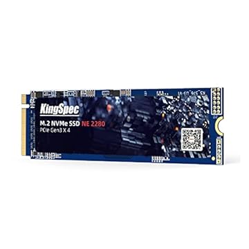 KingSpec SSD M.2 NVMe de 256 GB, SSD 2280 PCIe Gen3x4 para laptop/notebook (2280, 256 GB)