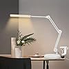 Lampe de bureau LE , 2 en 1 Lampe D’architecte de Bras Pivotante, 3 Températures de Couleur et Luminosité Réglable, protection des yeux lampe de lecture avec fonction mémoire