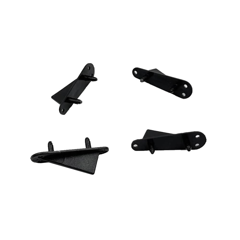 URIMPAVIDO 4PCS RC Airplane Nylon Fixed Tip Protector Wing Tip Protector Protecting Corner for RC Plane Aircraft Helicopter DIY Model Plane Parts (40x14mm Black)