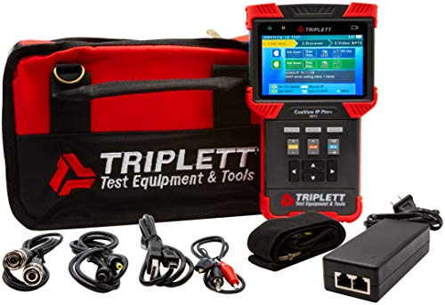 Image of Triplett 8071 CamView IP Pro+ CCTV Camera Tester with Built-in DHCP Server - IP, NTSC /PAL, AHD, TVI