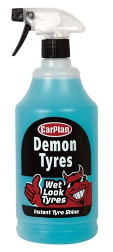 CarPlan Demon Tyres, Instant Tyre Shine, 1 Litre (Pack of 4)