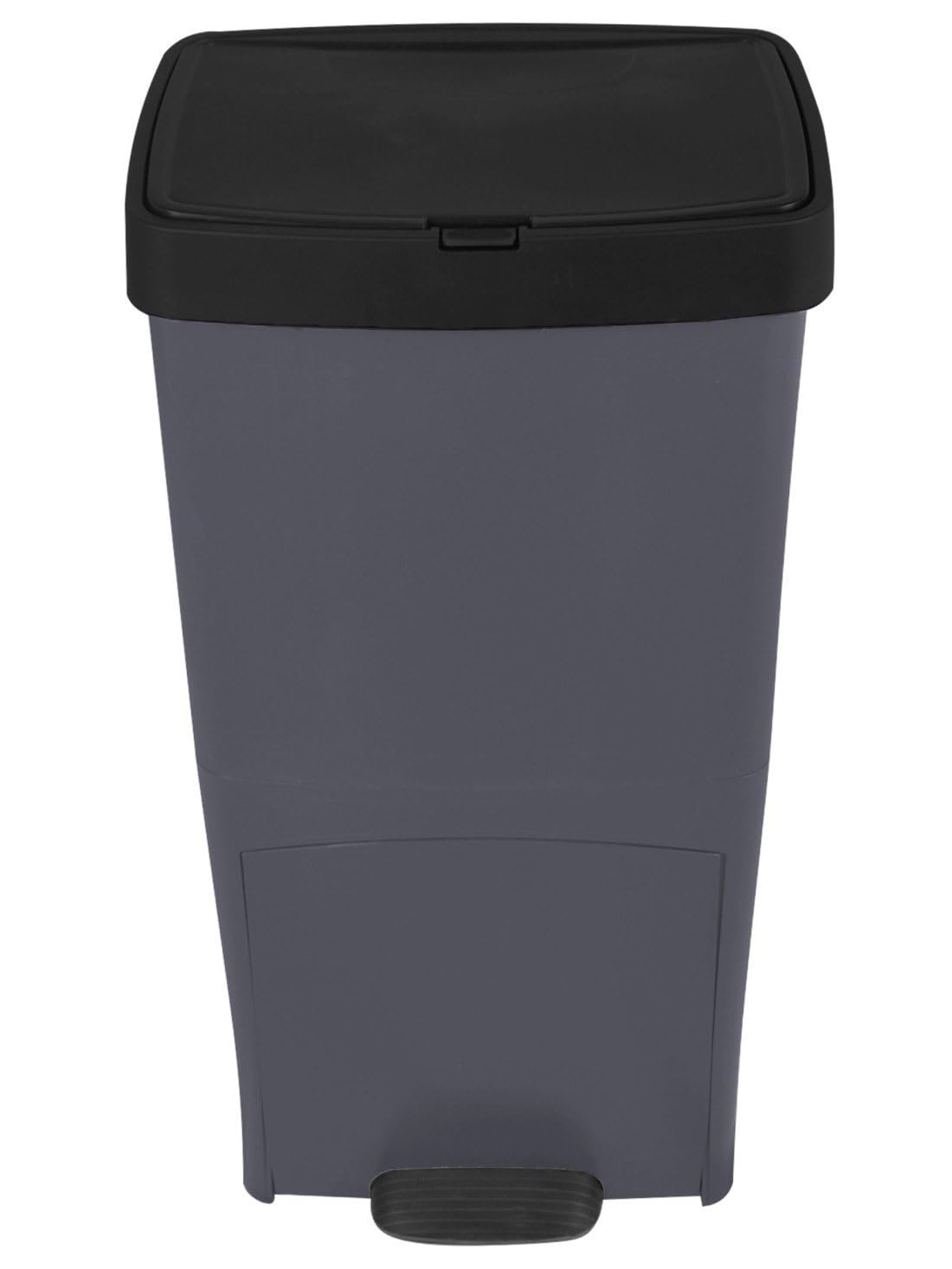 Jardin202 - Cubo de Basura para Reciclaje Triple 70L | 3 Compartimentos con Pedal y Tapa Hermetica | Vertical y Ergonómico | Duradero | 70 litros (Gris)