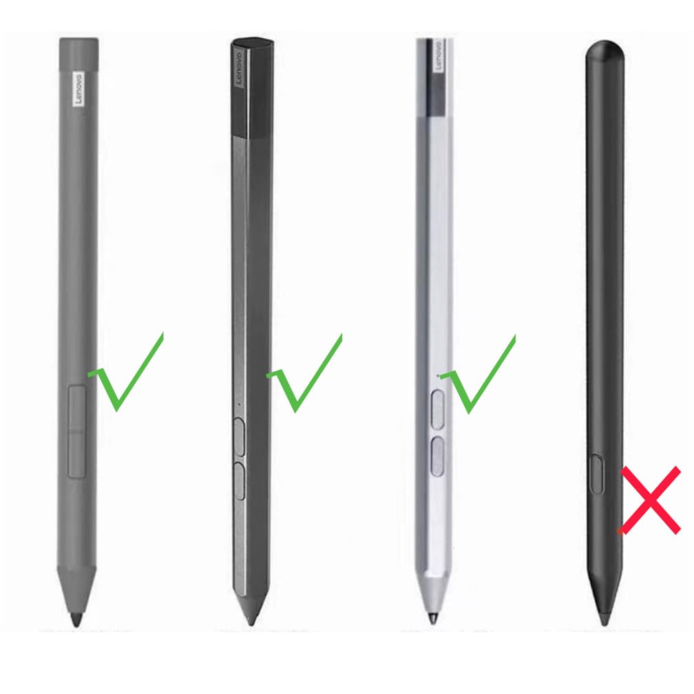 2 x wymienne stalówki do Lenovo Precision Pen 2 - kompatybilne z Tab P11, P11 Plus, M10 Plus 3rd Gen (1 opakowanie)