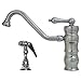 Whitehaus Collection WHKTSL3-2200-C Vintage III Kitchen Faucet, Polished Chrome