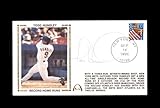 Todd Hundley Signed 1996 Record Home Runs First Day Cover Cache FDC Mets Autograph