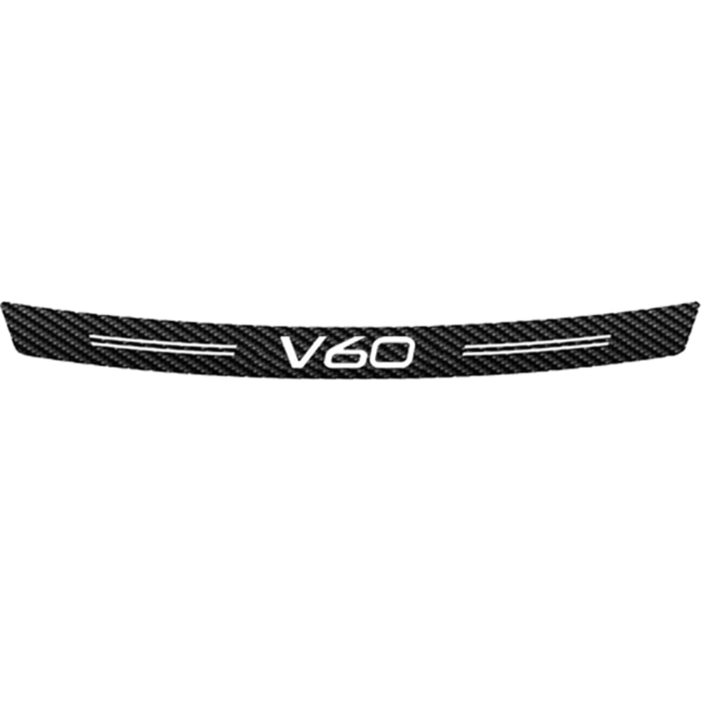 Seuil de coffre pour Volvo V60 HOUKIG bande anti-rayure pare-chocs