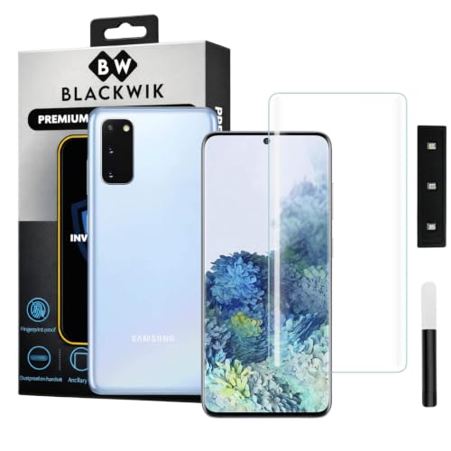 Image of Blackwik UV Curved Tempered Glass for Samsung Galaxy S20 | 1-Pack
