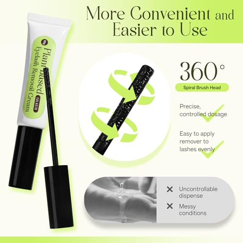 Image of CALAILIS Lash Remover for Lash Extensions Low Irritation Lash Extension Remover for Sensitive Skin Quick Dissolves Eyelash Extension Remover for Professional or Salon Use (Aloe, 10g)