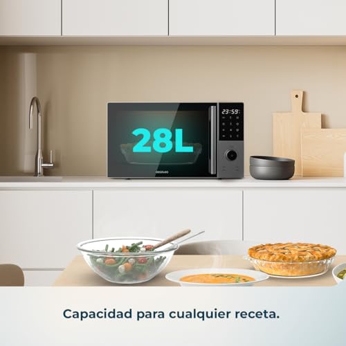 Microondas digital de 28L para cocinar platos sanos en familia 3