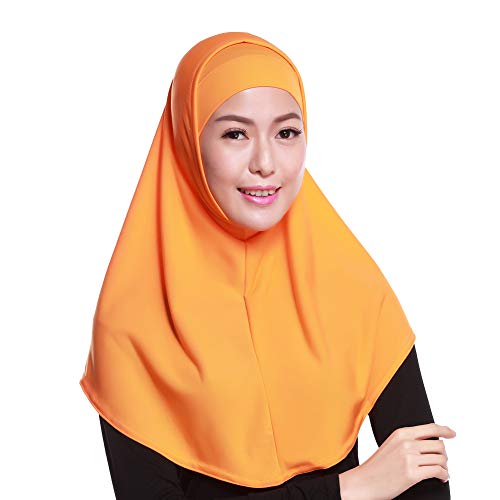 Womens 2 Pieces Muslim Al-Amira Style Hijab Scarf