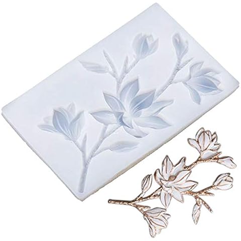 Rectangle Silicone Epoxy Casting Moulds Creative Silicone Epoxy Resin Mold Transparent Silicone Flower Mould for Craft DIY Table Home Decoration Resin Crafts, Cake Dessert Baking Manual Mold Cover