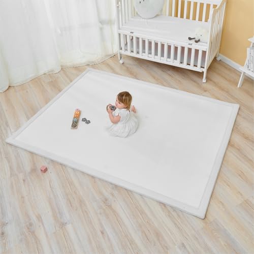SUPERBE BEBE – Alfombra de Juego y Gateo para Bebé 150 × 200 × 2,5 cm – Gruesa y Antigolpes – Espuma Memory No Tóxica con Certificación Oeko-Tex – Alfombra para Habitación de Niños – Diseño Elegante