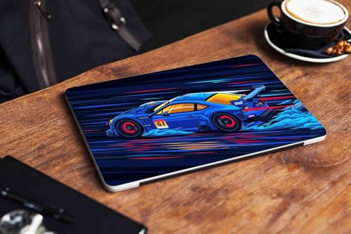 Image of PIXELARTZ Full Body Laptop Skins Sticker Laminated HD Quality Vinyl fits Upto 15.6 inches Compatible with Dell, Lenovo, Acer, HP, Asus -Self-Adhesive (Subaru BRZ)