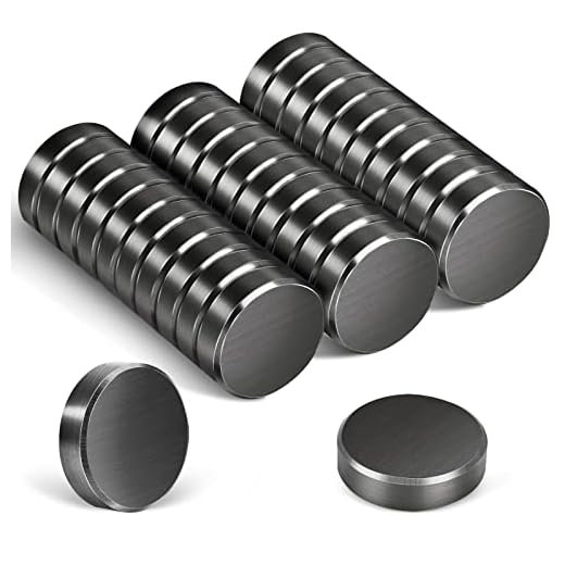 30 Piezas Imanes Nevera,18 x 5mm Imanes Pizarra Magnetica, Ferrita Imanes Potentes, Imanes Pequeños Iman Negro para Oficina Escuela Cocina Hogar