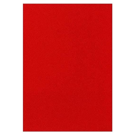 HRBS 20 Pcs Red Color Sheets (80-240 GSM) Copy Printing Papers/Art and Craft Paper A4 Sheets Double Sided Colored Origami Folding School, Office Stationery, Kids Activity, Decoration, Creativity
