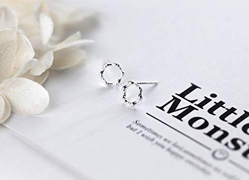 Boucles d'oreilles bijoux de mode pour femmes style littéraire hexagonal - 5