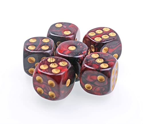 Würfelzeit 2012 Würfel W6 16 mm Combatt Rot-Schwarz (12 RPG-Würfel im Polybeutel) Cover