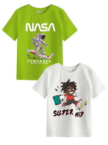 Image of Dagcros Half Sleeve Round Neck Cotton Tshirt for Boys