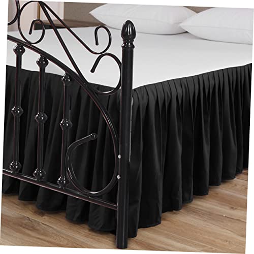 Funda de cama protectora plisada que elimina el desorden visual 6