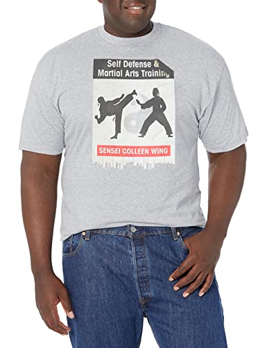 T-shirt Marvel Sensei Wing martial arts homme vêtement graphique noir