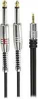 Performance Sound Cabo P2+P10 Fitz - P2 Estéreo + 2 P10 Mono Plug Metal - 2M