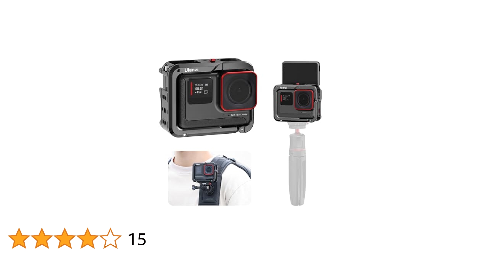 Amazon | Ulanzi Insta360 Ace Pro/Ace対応 カメラ ケージ 拡張