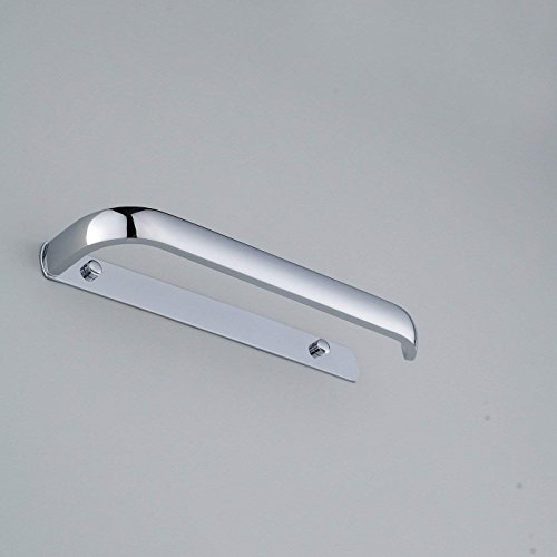 Porte-serviette de bain mural chromé et cintre de cuisine compact