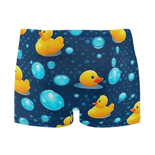 Little Yellow Duck Mens Swim Trunk Swimwear Bathing Suit Swim Brief Square Leg Board Short S B0402356