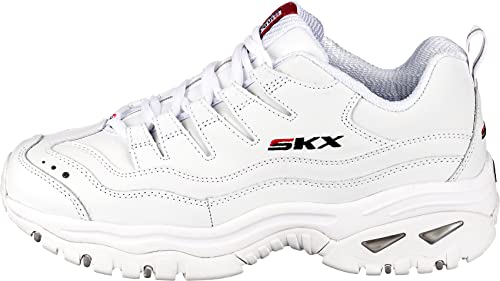 Skechers 13423 baskets en cuir blanc de qualité supérieure