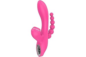Women's Rabbit Vibrator 4th Generation Vibrator Suction Clitoris G-spot Bead Vibrator Dildo Fast Heating