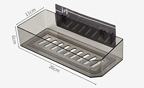 Cq Acrylic Bathroom Shower Shelf,Wall Shower Caddy Shelf Non Drilling Adhesive And No Damage Wall Mount, 2 Pack #TOP2