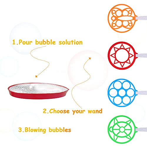 Bubble Wands For Kids, Big Bubble Maker, For Party Supplies, Various Shapes, No Repetition, 11 Pieces, Random Color #TOP4