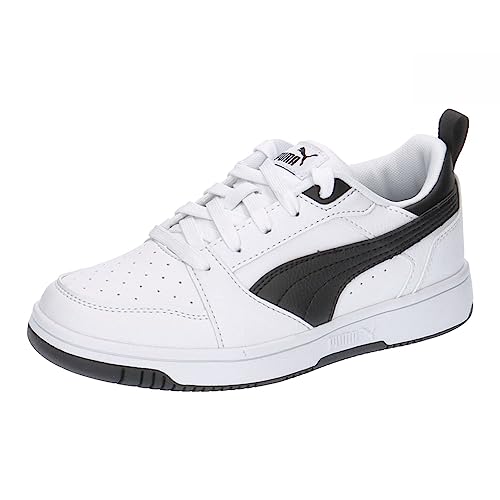 PUMA Unisex Kinder Rebound V6 Lo Jr Turnschuhe, Puma White Puma...