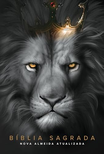 Bíblia NAA Leão Preto e Branco - Letra Normal: Nova Almeida Atual...