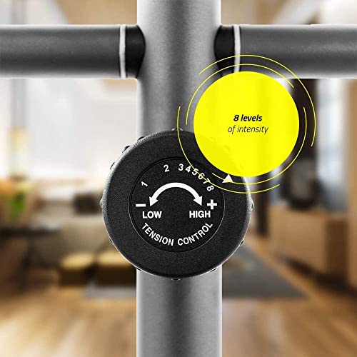 Techfit E410 Cross Trainer, Ellipsentrainer für zu Hause, Gewichtsverlust Maschine für Cardio- und Fitnessübungen, Magnetische Widerstandsvorrichtung geeignet für Innenräume 130 x 59 x 159 cm – Bild 4