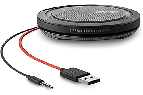 Plantronics Calisto 5200 USB-A + 3,5 mm Conférencier avec microphone et haut-parleur