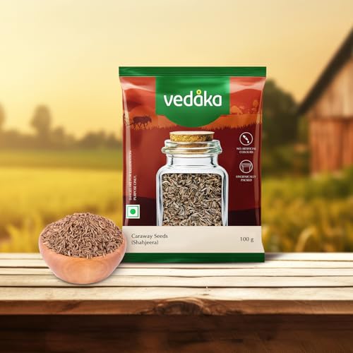 Image of Amazon Brand - Vedaka Caraway Seeds (Shahjeera), 100g (Pack of 1)