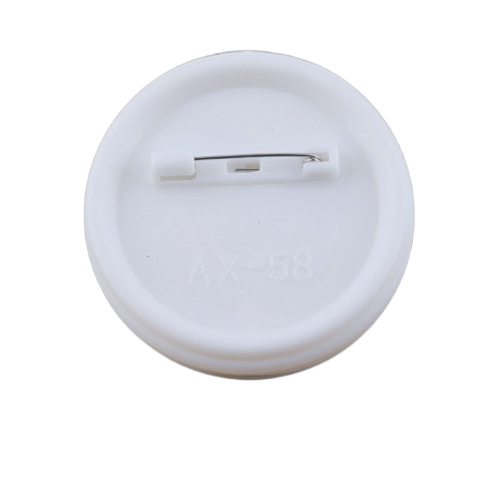 NGTFDCP Badge Machine, 100pcs Acrylic Design Button, Round, Blank Pins for Kids DIY Craft Supplies DIY Crafts(Plastic+Safety Needle)