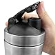Elsrantor Protein Shaker, 750ml Blender Bottle, Eiweiss Flasche Edelstahl, Shaker mit Kugel, Shake Becher, Proteinshaker, Eiweißshaker, Fitness Shakerbecher, Stahl Flasche für Eiweiß- & Sportgetränke