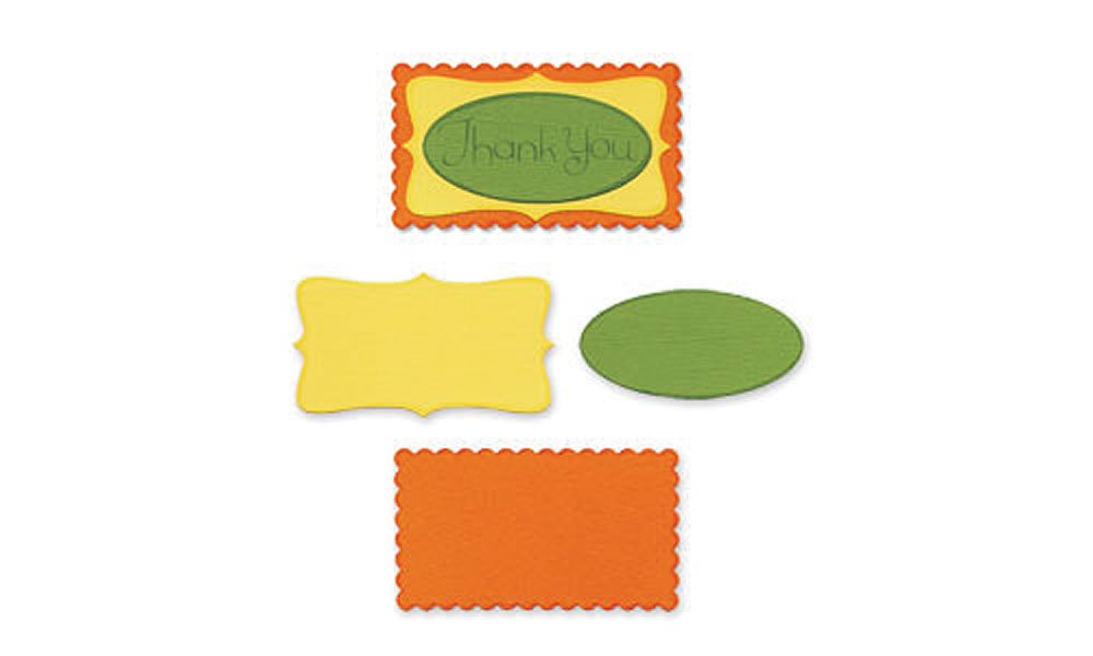 Sizzix Sizzlits 3-Die Set: Medium Decorative Labels #3