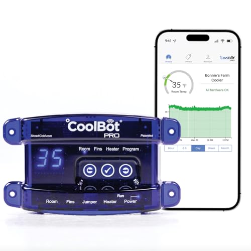 CoolBot Pro 34ºF Walk-in Cooler Controller for Air Conditioners (Wi-Fi Enabled)