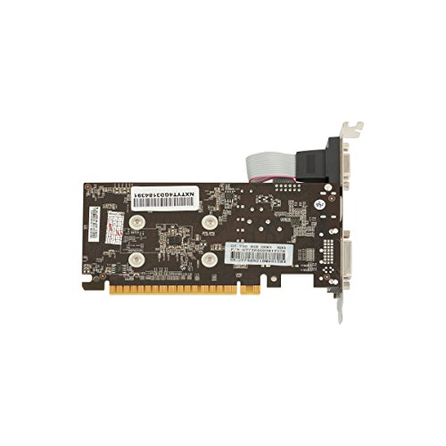 Image of Nextron Nvidia GeForce GT 730 4GB 64-Bit DDR3 PCI Express Graphic Card / PCI-E 2.0 / 4GB / DDR3 / 64 Bit / D-SUB(VGA) / DVI-D / HDMI / HDCP support / 192 Cuda Core / Direct X 12 / 3D Accelerator / Silent Cooling / Heat Sink with Fan